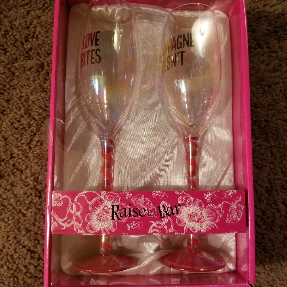 New wine glasses